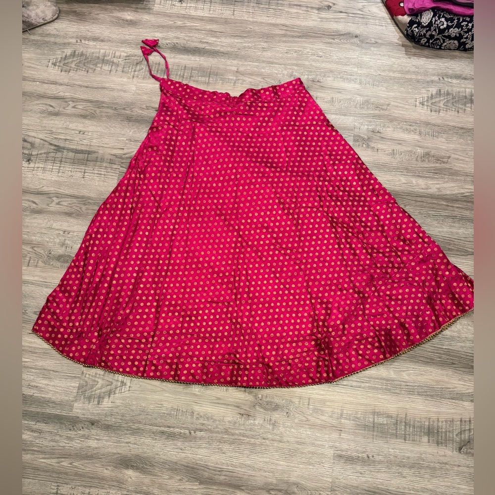 Pink lengha choli